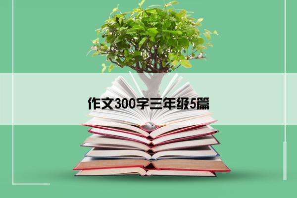 作文300字三年级5篇