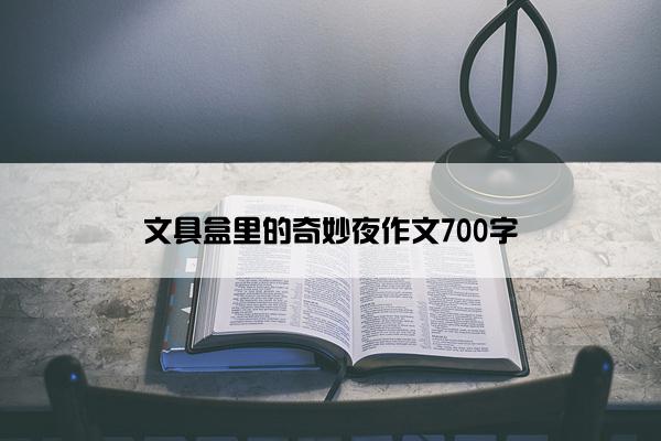 文具盒里的奇妙夜作文700字