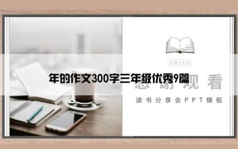 年的作文300字三年级优秀9篇