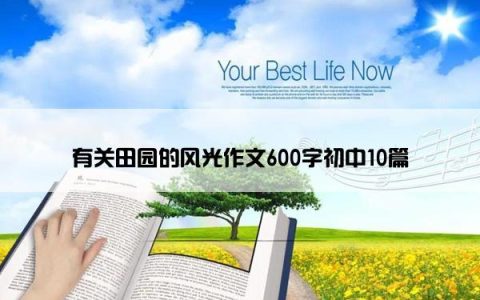 有关田园的风光作文600字初中10篇