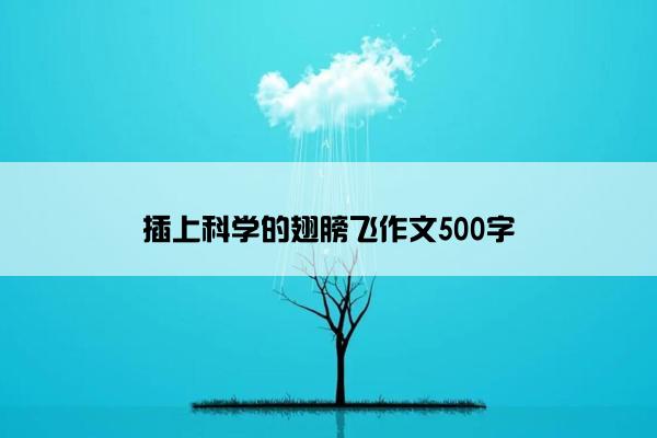 插上科学的翅膀飞作文500字