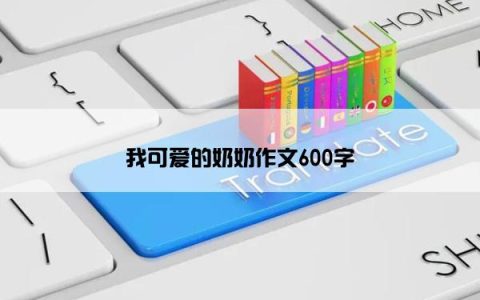 我可爱的奶奶作文600字