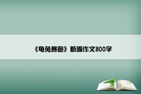 《龟兔赛跑》新编作文800字