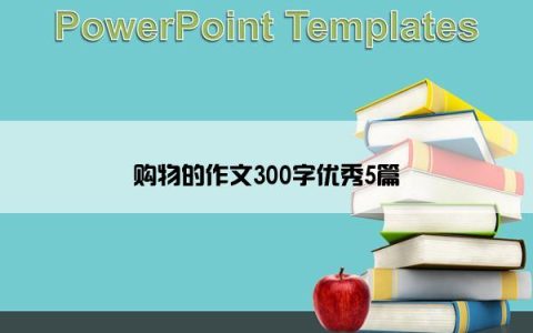 购物的作文300字优秀5篇