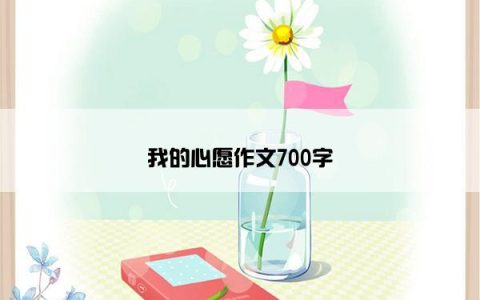 我的心愿作文700字