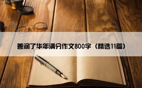 善润了华年满分作文800字（精选11篇）