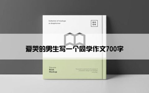 爱哭的男生写一个同学作文700字