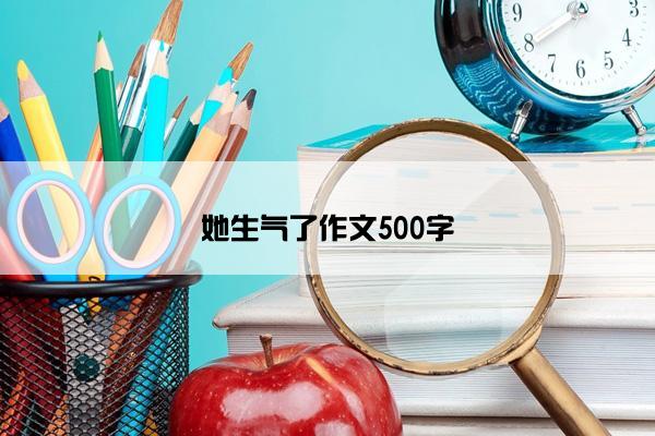 她生气了作文500字