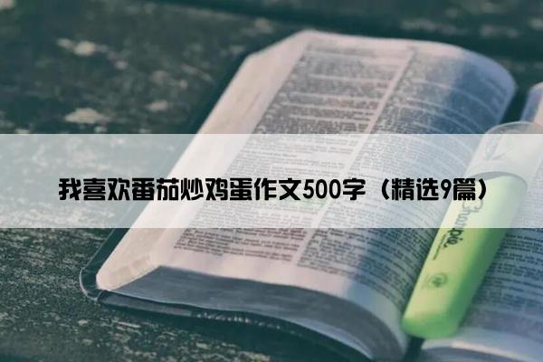 我喜欢番茄炒鸡蛋作文500字（精选9篇）