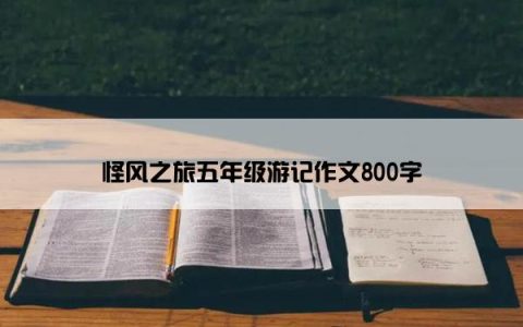 怪风之旅五年级游记作文800字