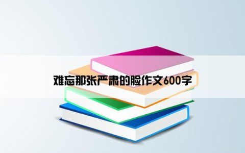 难忘那张严肃的脸作文600字