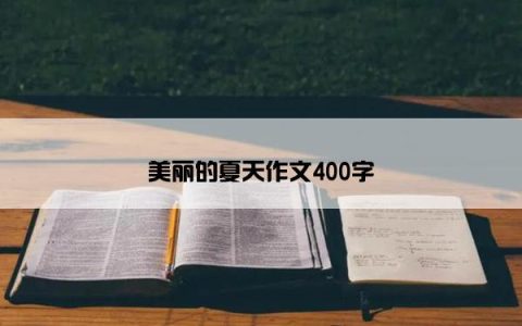 美丽的夏天作文400字