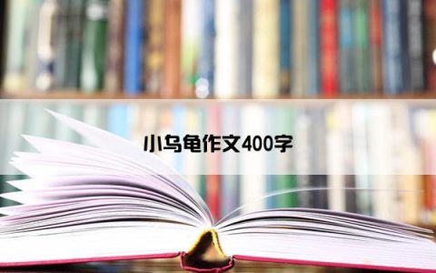 小乌龟作文400字