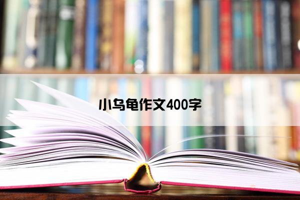 小乌龟作文400字