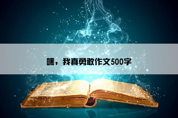 嘿，我真勇敢作文500字