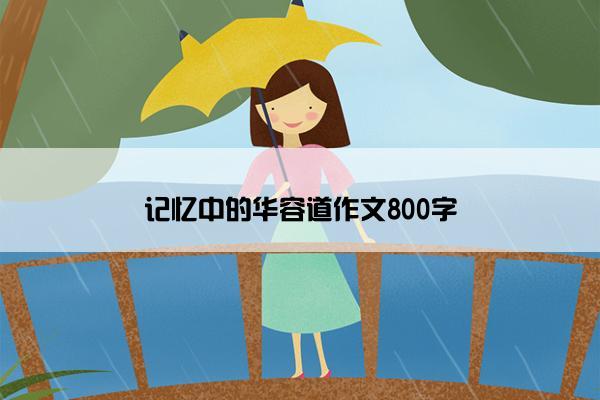 记忆中的华容道作文800字