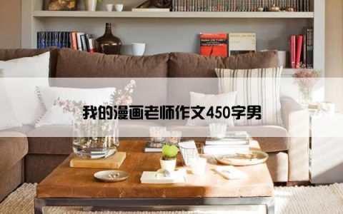 我的漫画老师作文450字男