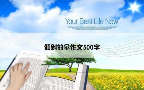 倾斜的伞作文500字