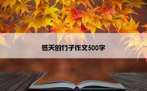 冬天的竹子作文500字