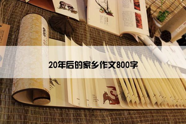 20年后的家乡作文800字