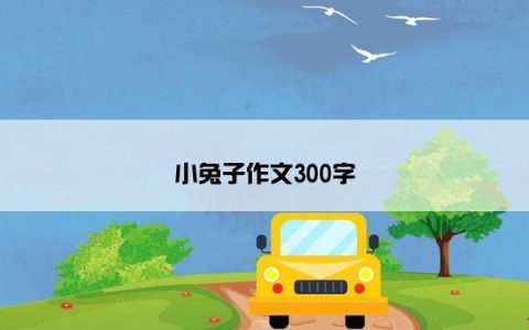 小兔子作文300字