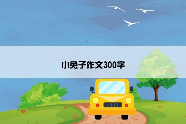 小兔子作文300字