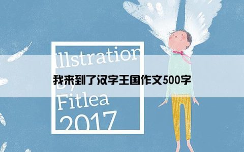 我来到了汉字王国作文500字