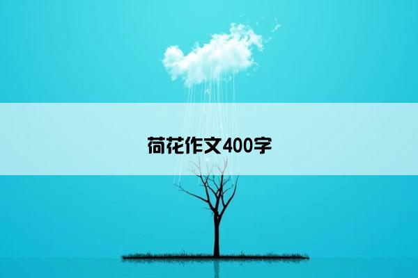 荷花作文400字