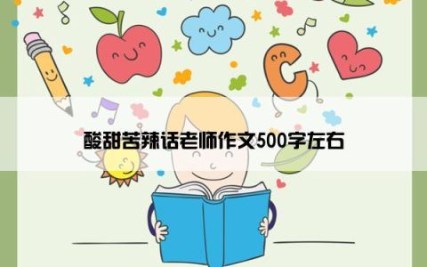酸甜苦辣话老师作文500字左右