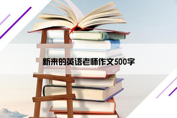 新来的英语老师作文500字