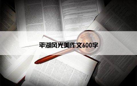 平湖风光美作文600字