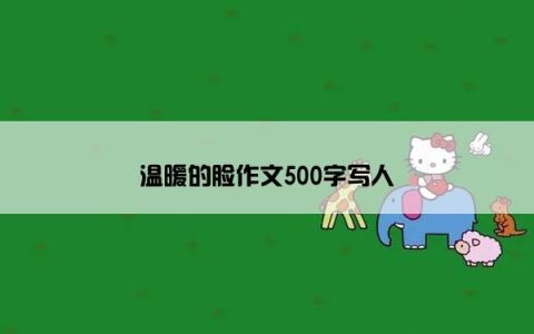 温暖的脸作文500字写人