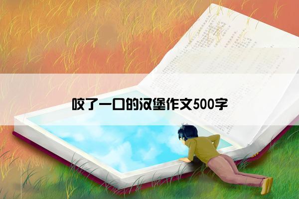 咬了一口的汉堡作文500字