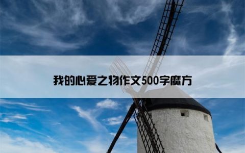 我的心爱之物作文500字魔方