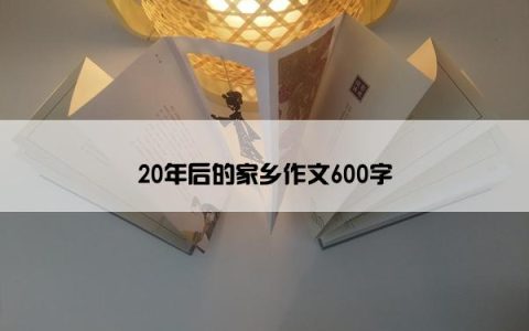 20年后的家乡作文600字