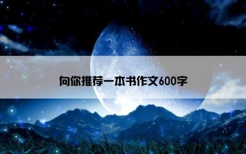 向你推荐一本书作文600字