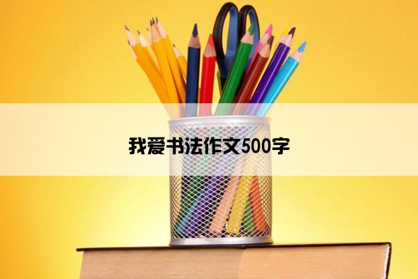 我爱书法作文500字