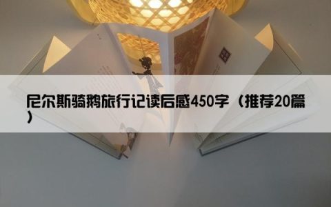 尼尔斯骑鹅旅行记读后感450字（推荐20篇）