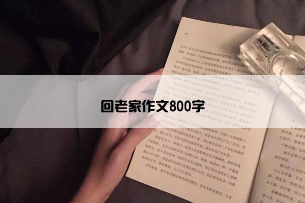 回老家作文800字