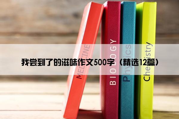 我尝到了的滋味作文500字（精选12篇）