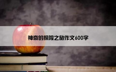 神奇的探险之旅作文600字