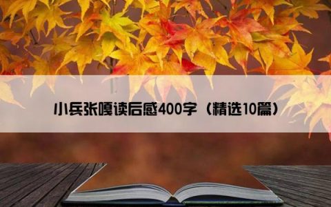 小兵张嘎读后感400字（精选10篇）