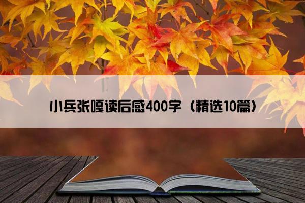 小兵张嘎读后感400字（精选10篇）