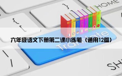 六年级语文下册第二课小练笔（通用12篇）