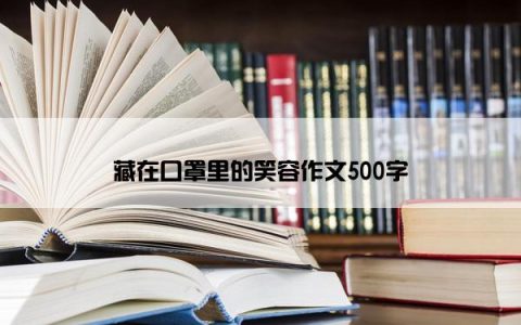 藏在口罩里的笑容作文500字