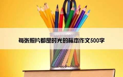 每张照片都是时光的标本作文500字