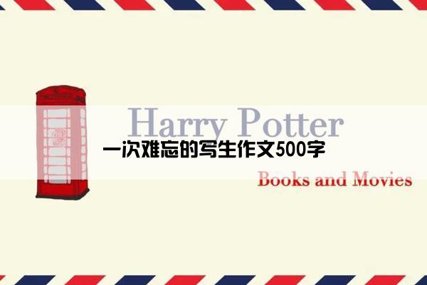 一次难忘的写生作文500字