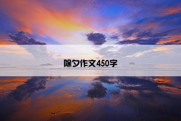 除夕作文450字