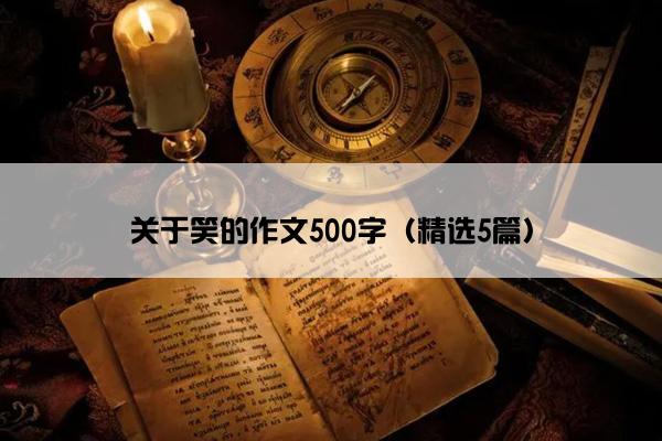 关于笑的作文500字（精选5篇）