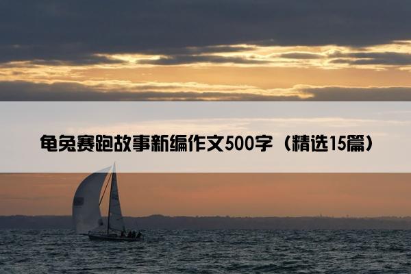 龟兔赛跑故事新编作文500字（精选15篇）